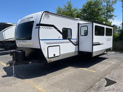 2025 Forest River RV Cherokee Alpha Wolf — front three-quarter view
