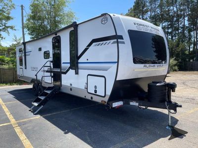 2025 Forest River RV Cherokee Alpha Wolf — rear three-quarter view