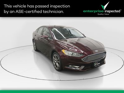 2017 Ford Fusion SE FWD — front three-quarter view