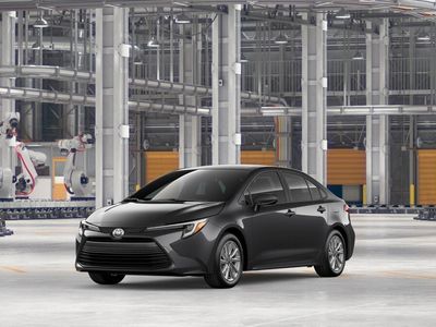 2026 Toyota Corolla Hybrid LE in Underground — front three-quarter view