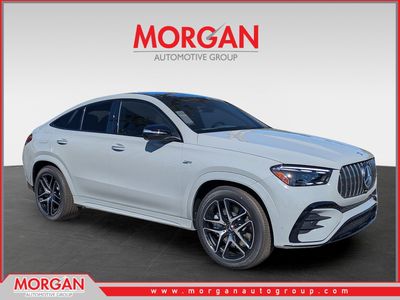 2026 Mercedes-Benz GLE 53 AMG in White — front three-quarter view