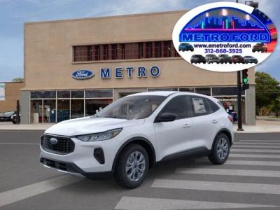2026 Ford Escape Active in Oxford White — front three-quarter view