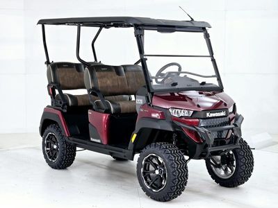 2025 Kawasaki NAV 4e Limited in RED — front three-quarter view