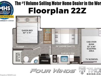 2026 Thor Motor Coach Four Winds — photo 40 view