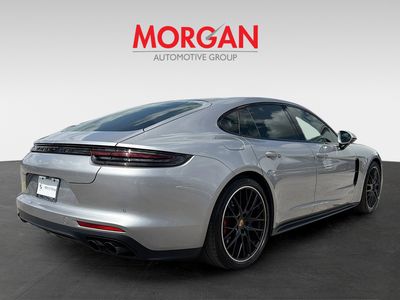 2019 Porsche Panamera — rear three-quarter view