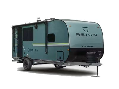 2027 Keystone RV Reign — front three-quarter view