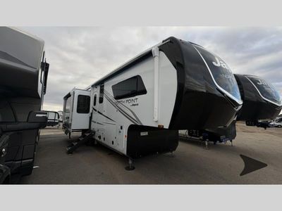 2026 Jayco North Point — front three-quarter view