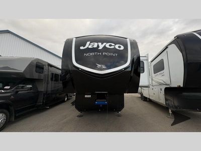 2026 Jayco North Point — rear three-quarter view