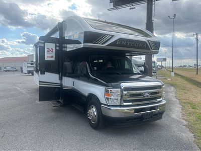 2026 Entegra Odyssey — front three-quarter view