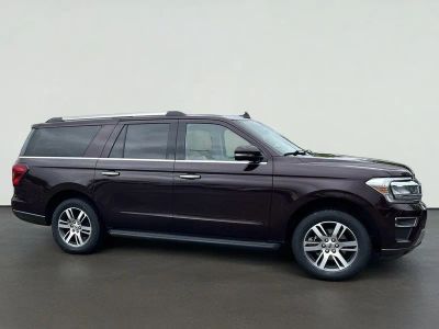 2024 Ford Expedition Max Limited in Red — front three-quarter view