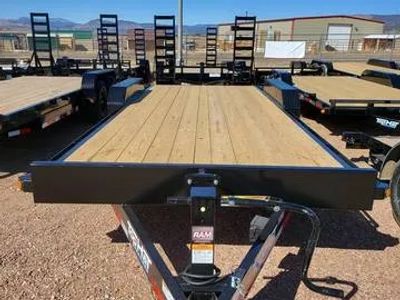 2024 TOP HAT "EH" 20' x 83" EQUIPMENT HAULER — front three-quarter view