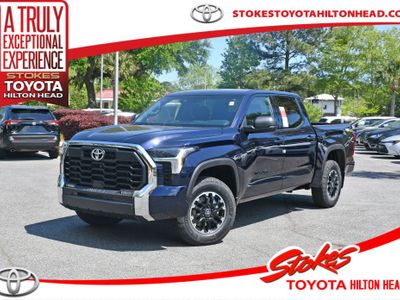2026 Toyota Tundra SR5 in Blueprint — front three-quarter view