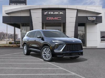 2026 Buick Enclave Avenir in Ebony Twilight Metallic — front three-quarter view