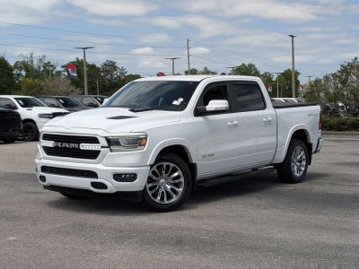 2022 Ram 1500 Laramie in White — front three-quarter view