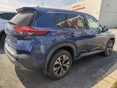 2021 Nissan Rogue — rear three-quarter view