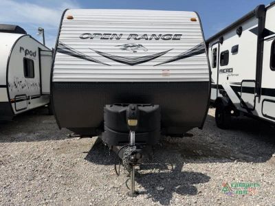 2021 Highland Ridge RV Open Range — rear three-quarter view