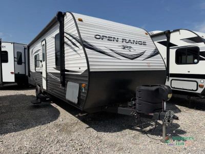 2021 Highland Ridge RV Open Range — front three-quarter view