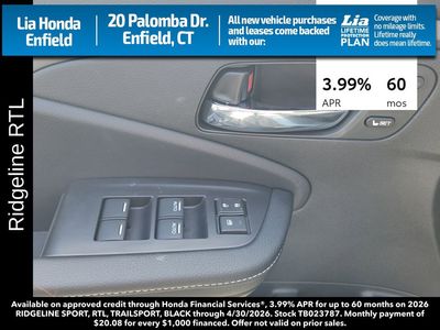 2026 Honda Ridgeline RTL - Photo 16