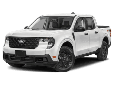 2026 Ford Maverick XLT in White — front three-quarter view