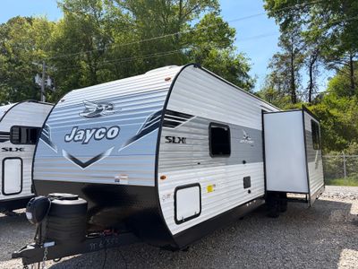 2026 Jayco Jay Flight SLX — rear three-quarter view