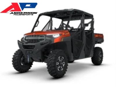 2026 Polaris® Ranger Crew XP 1000 Premium Orange Rust — front three-quarter view