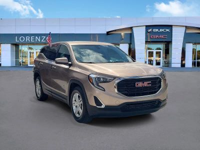 2018 GMC Terrain — rear three-quarter view