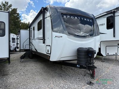 2026 Venture RV SportTrek Touring Edition — front three-quarter view