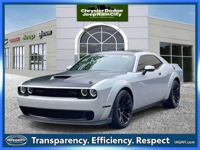 2023 Dodge Challenger R/T Scat Pack Widebody in Triple Nickel Clearcoat — front three-quarter view
