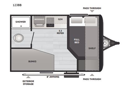 2026 Keystone RV Hideout Mini — interior view