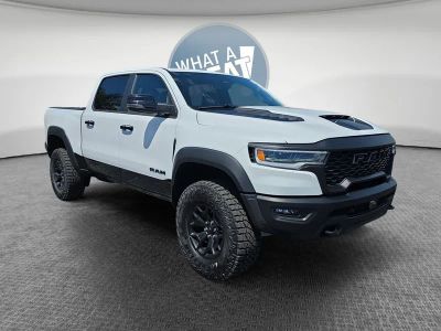 2026 RAM 1500 RHO in Bright White Clearcoat — front three-quarter view