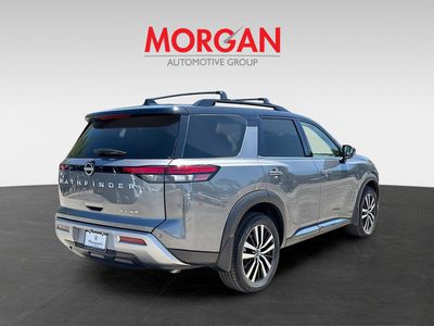 2024 Nissan Pathfinder — rear three-quarter view
