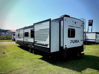 2027 Forest River Puma — rear three-quarter view