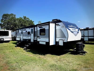 2027 Forest River Puma — front three-quarter view