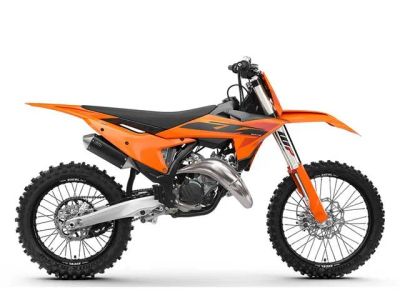 2025 KTM 125 SX — front three-quarter view