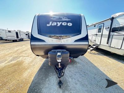 2026 Jayco Jay Feather — rear three-quarter view