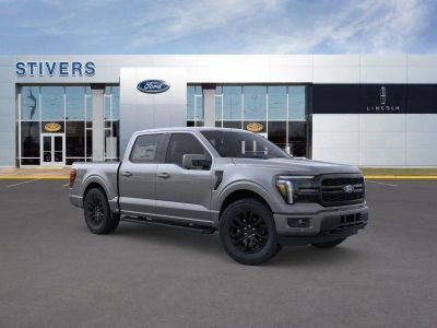 2026 Ford F-150 Lariat in Carbonized Gray Metallic — front three-quarter view