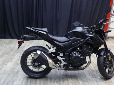 2025 Honda® CB500F — front three-quarter view