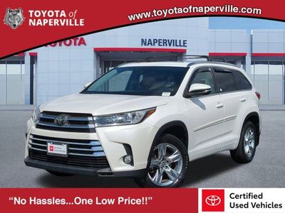 2018 Toyota Highlander Limited — front three-quarter view