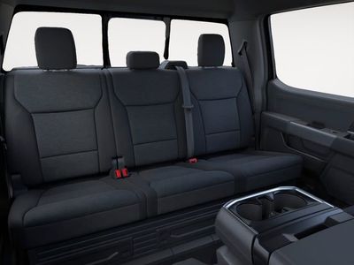 2026 Ford F-150 XLT in Agate Black Metallic — front three-quarter view