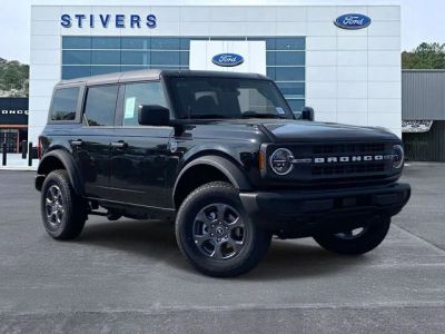2026 Ford Bronco Big Bend in Shadow Black — front three-quarter view