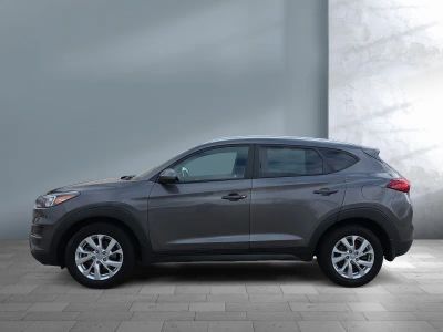 2020 Hyundai Tucson — rear three-quarter view