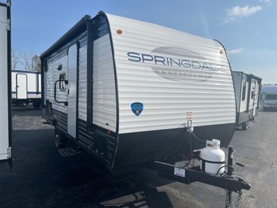 2025 Keystone RV Springdale Classic Mini — front three-quarter view