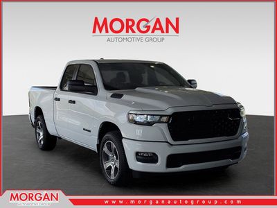 2026 Ram 1500 Express in Bright White Clearcoat — front three-quarter view
