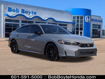 2026 Honda Civic Sport in Urban Gray — front three-quarter view
