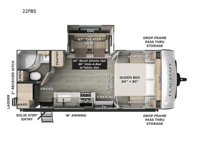 2027 Forest River RV Flagstaff Micro Lite — side profile view