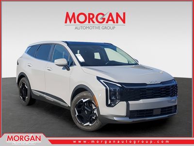 2026 Kia Sportage EX in Gray — front three-quarter view