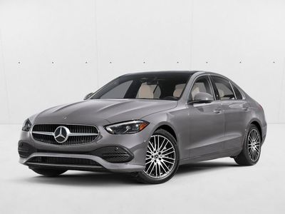 2026 Mercedes-Benz C-Class C 300 Sedan in MANUFAKTUR Alpine Gray — front three-quarter view