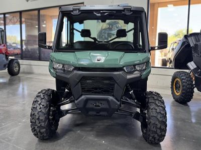 2026 Can-Am Defender DPS CAB HD9 Compass Green — side profile view