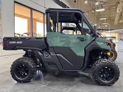 2026 Can-Am Defender DPS CAB HD9 Compass Green — rear three-quarter view
