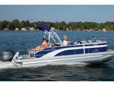 2024 Bennington 22 SXSB NA — front three-quarter view